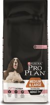 Pro plan dog adult medium / large 7+ sensitive skin - 14 kg - 1 stuks