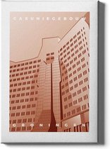 Walljar - Gasuniegebouw - Muurdecoratie - Poster met lijst