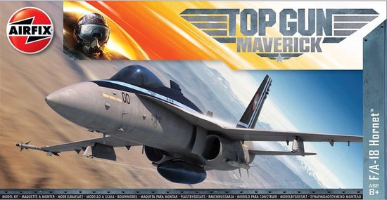 Airfix-top Gun Maverick's F-18 Hornet (5/20) * (Af00504) - modelbouwsets, hobbybouwspeelgoed voor kinderen, modelverf en accessoires Airfix-top Gun Maverick's F-18 Hornet (5/20) * (Af00504) - modelbouwsets, hobbybouwspeelgoed voor kinderen, modelverf en accessoires