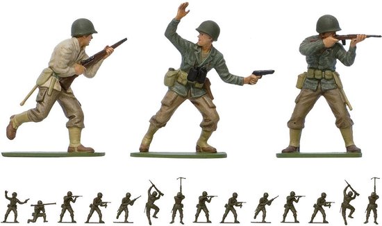 1:32 Airfix 02703V WWII U.S. Infantry - Figures Plastic Modelbouwpakket