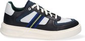 McGregor Heren Sneakers - Blauw - Lage Sneakers - Leer - Veters