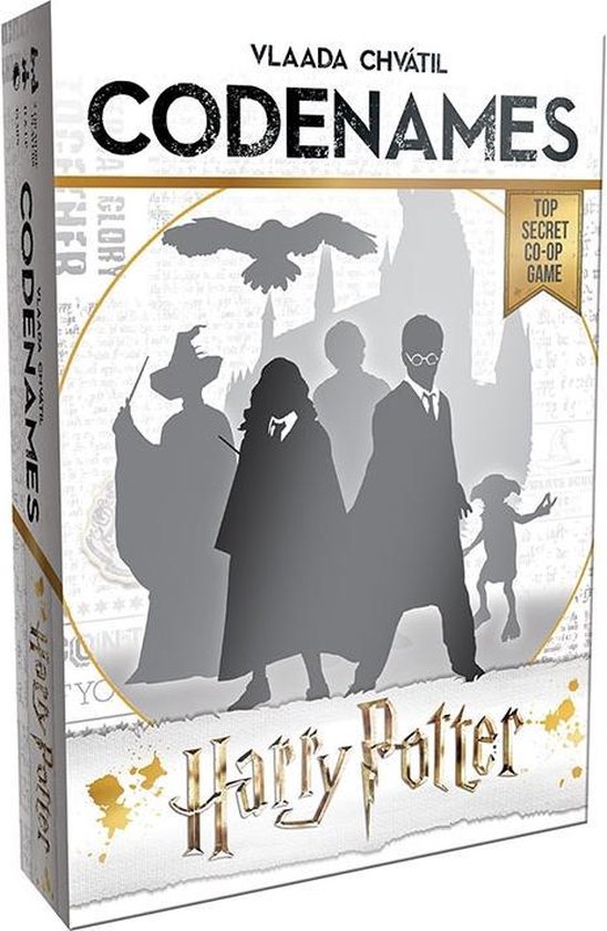Boek: USAopoly Codenames: Harry Potter Board game Feest, geschreven door Usaopoly