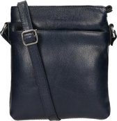 The Monte  Crossbodytas / Tas Dames - 100406 - imitatieleer - blauw