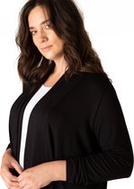 YESTA April Short Vest - Black - maat 4(54/56)