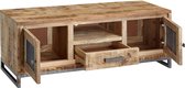 Nancy's Millington TV-Meubel - TV-Kast - Dressoir - Massief Hout - Mangohout - 133 cm - Opbergruimte - Lade