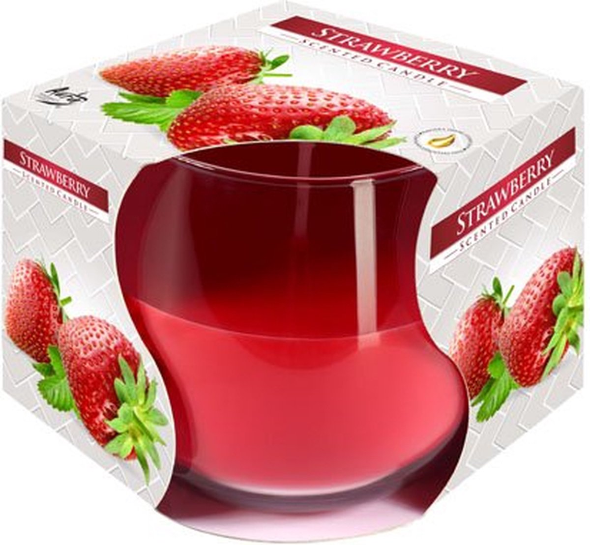 Ct Scented Candle Glass Strawberry-redd8xh7cm