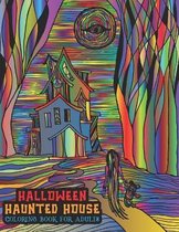 Halloween Haunted House Coloring Book For Adults