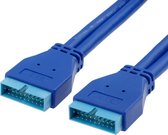 USB3.0 20PIN MM Verlengkabel Chassis Voorpaneel Verlenging Zuiver koperen kerndraad