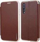 Voor Huawei P20 Pro CMai2 Linglong Series PC + PU horizontale flip lederen tas met houder en kaartsleuf (bruin)