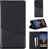 Voor Google Pixel 3a MUXMA MX109 horizontale flip lederen tas met houder en kaartsleuf en portemonnee (zwart)