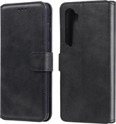 Voor Geschikt voor Xiaomi Mi Note 10 Lite Classic Calf Texture PU + TPU Horizontale Flip Leather Case, met houder & kaartsleuven & portemonnee (zwart)