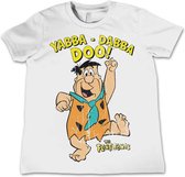 The Flintstones Kinder Tshirt -L- Yabba-Dabba-Doo Wit