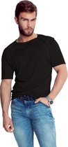 Mewa- T-shirt- Sprint- vegan zijde- zwart XL