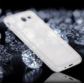 Voor Galaxy J5 (2017) (Amerikaanse versie) Diamond Encrusted Transparent Soft TPU beschermende achterkant van de behuizing (transparant)