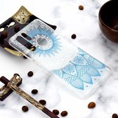 Fashion Pattern TPU schokbestendige beschermhoes voor Huawei P30 Pro (blauw patroon)