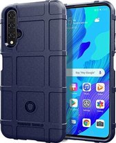 Voor Huawei Honor 20 volledige dekking schokbestendig TPU-hoesje (blauw)