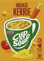 Unox Indiase Kerrie Cup-a-Soup - 12 x 3 x 175 ml - Voordeelverpakking