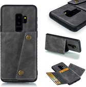 Leren beschermhoes voor Galaxy S9 Plus (grijs)