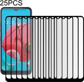 Voor LG Q51 25 STKS Volledige lijm Volledig scherm gehard glasfilm