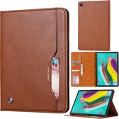 Voor Samsung Galaxy Tab A 8.4 2020 T307U Kneed Huidtextuur Horizontale Flip Leren Case met Fotolijst & Houder & Kaartsleuven & Portemonnee (Bruin)