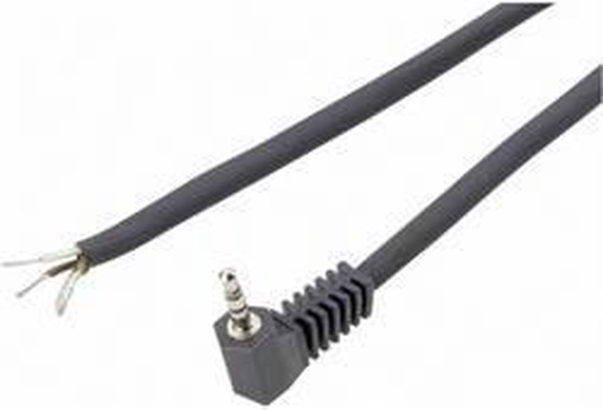 VOLTCRAFT XL-AC25SGW Jackplug 2.5 mm - Stereo Aantal polen: 3 Inhoud: 1 stuk(s)