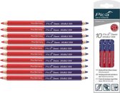 Pica 559 Double Crayon Classic - 175mm - Rouge/ Blauw (10pcs)