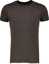 D-strezzed T-shirt - Slim Fit - Zwart - L