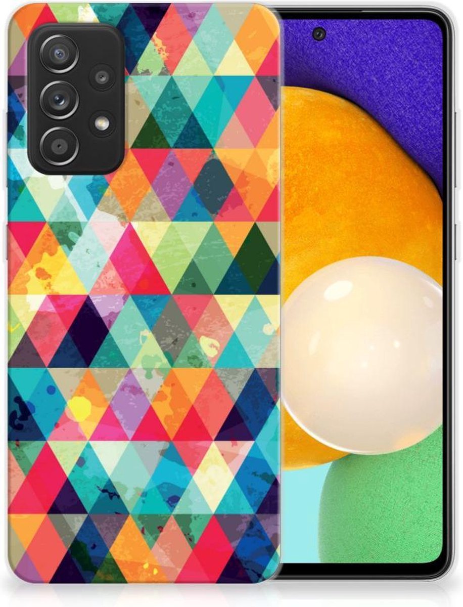 Samsung Galaxy A52 (5G/4G) TPU bumper Geruit