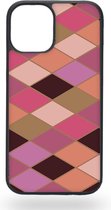 Pink rombs Telefoonhoesje - Apple iPhone 12 mini