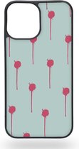 Pink paint splashes Telefoonhoesje - Apple iPhone 12 Pro Max