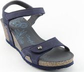 Sandales à plateforme femme bleu taille 42