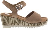 Gabor Sandalen met sleehak beige - Maat 37.5