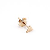 Triangle Stud Earrings in 14 Karat Gold