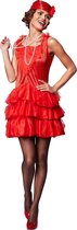dressforfun - Vrouwenkostuum Savoy L - verkleedkleding kostuum halloween verkleden feestkleding carnavalskleding carnaval feestkledij partykleding - 301592