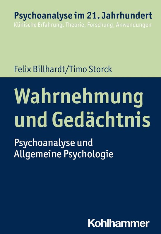 Wahrnehmung und Gedächtnis - cover