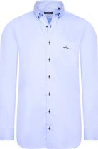 HV Society Lange mouw Overhemd - 0404103302 Enzo Bleu (Maat: XL)