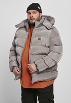 Urban Classics Puffer winterjas -3XL- Hooded Grijs