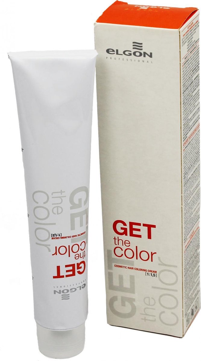 Elgon Get the Color Permanente kleurcrème Haarkleur Kleurselectie 100ml - # 7.4 Blonde Copper / Blond Kupfer / Biondo Rame