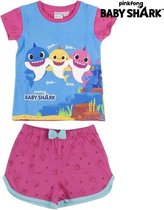 Pyjama Kinderen Baby Shark Roze