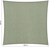 Shadow Comfort® Vierkantige schaduwdoek - UV Bestendig - Zonnedoek - 300 x 300 CM - Moonstone Green