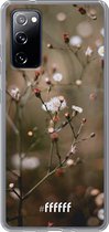 6F hoesje - geschikt voor Samsung Galaxy S20 FE - Transparant TPU Case - Flower Buds #ffffff
