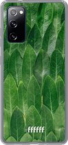 6F hoesje - geschikt voor Samsung Galaxy S20 FE - Transparant TPU Case - Green Scales #ffffff