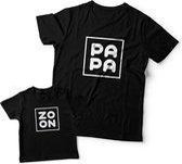 Matching shirts Vader & Zoon | Zoon & Papa | Papa maat M & Zoon maat 68