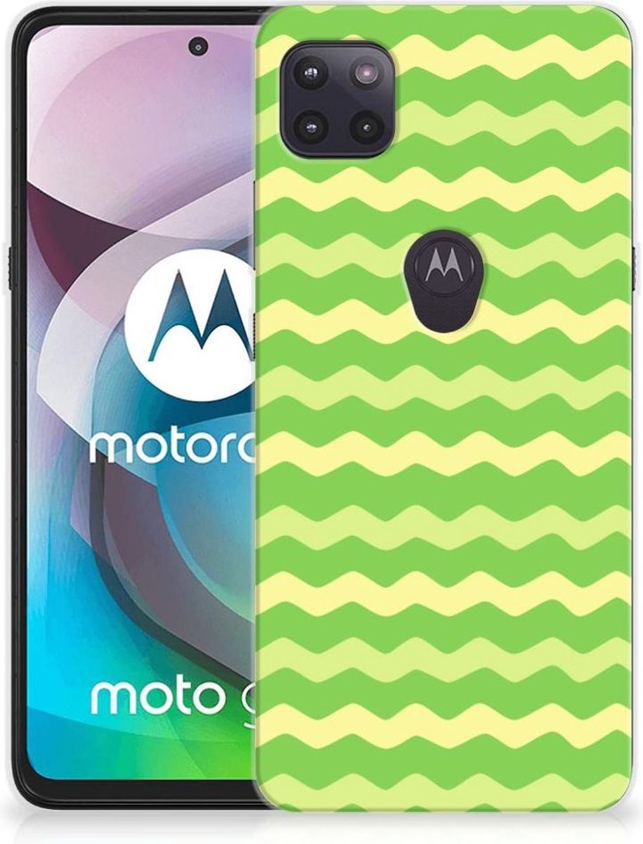 Motorola Moto G 5G TPU bumper Waves Green