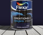 Flexa Creations - Lak - Zijdeglans - Dazzling Night - 750 ml