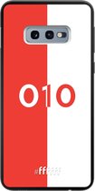 6F hoesje - geschikt voor Samsung Galaxy S10e -  TPU Case - Feyenoord - 010 #ffffff