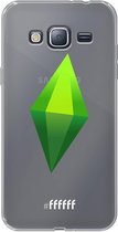 6F hoesje - geschikt voor Samsung Galaxy J3 (2016) -  Transparant TPU Case - The Sims #ffffff