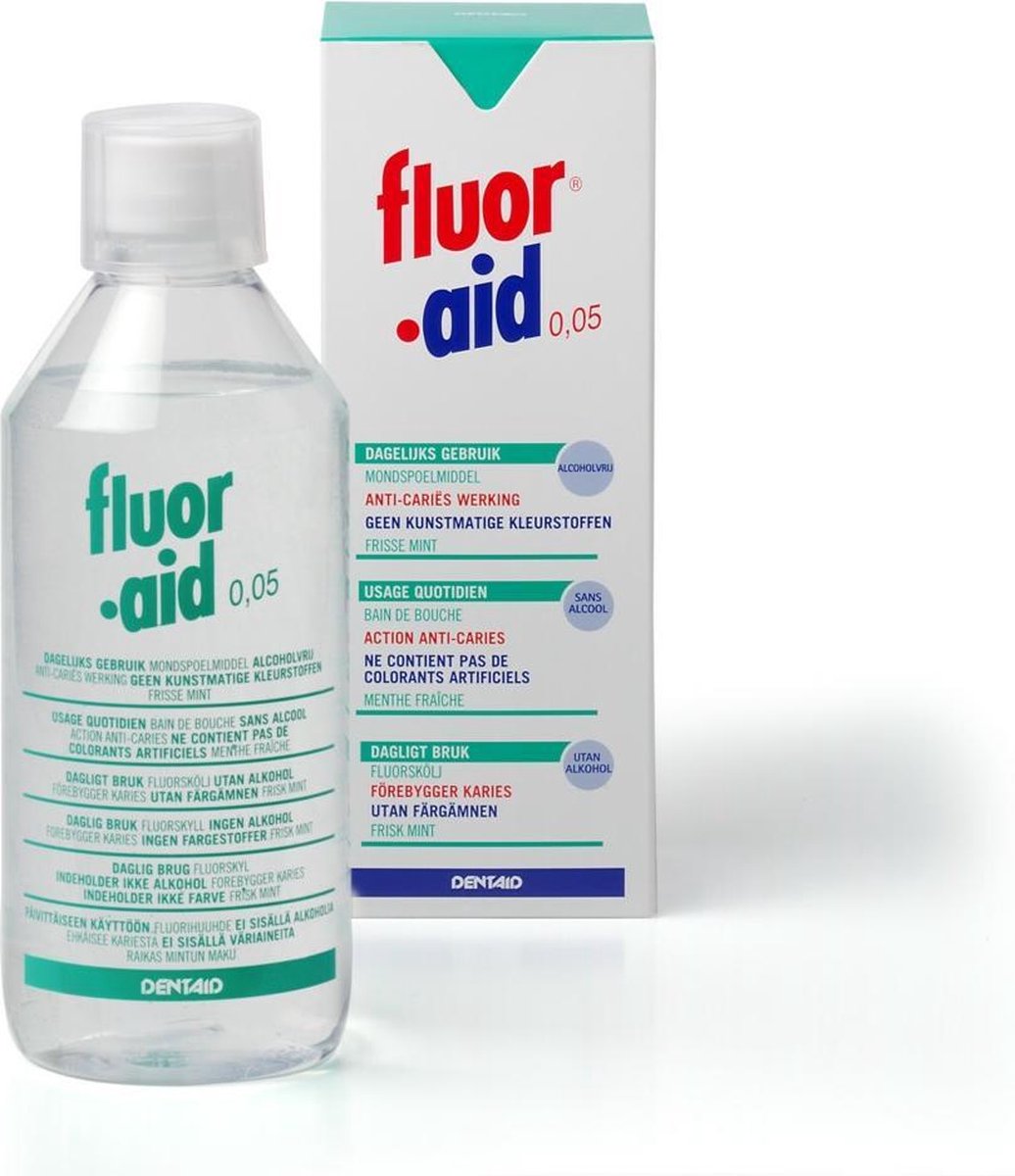 Fluor Aid 0.05 Mondwater 500 ml |