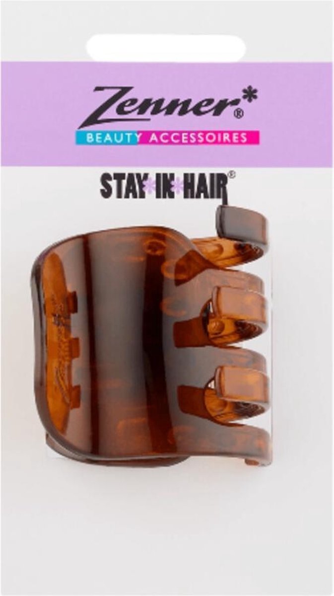 Zenner Sierklem Stay-In-Hair Midi Havanna 1 Stuk