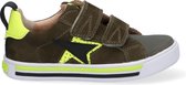 Braqeez Dani Day Jongens Lage Sneakers - Groen - Nubuck - Klittenband